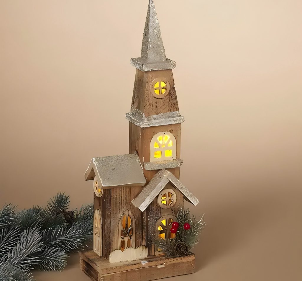 Ruicai finished Christmas Church house - 100,000 pcs monthly capacity