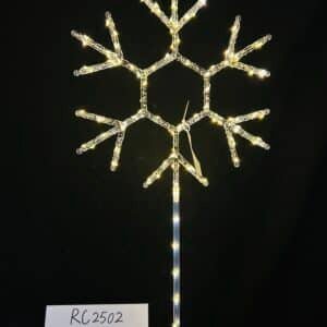 Christmas Acrylic Snowflakes Lights with Twinkle Lights