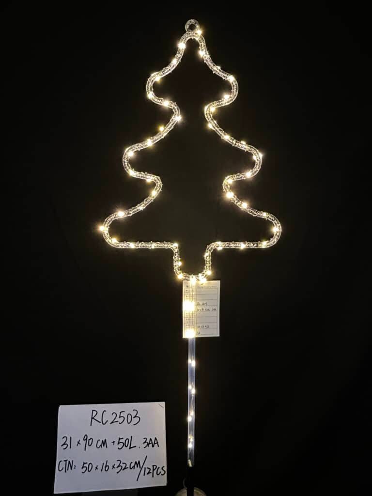 2025 Newly 100 LED Christmas Acrylic Christmas Tree Lights Warm White Fairy Lights