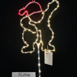 Newest Christmas Acrylic Snowman Lights with 80 LED Warm White Fairy Lights