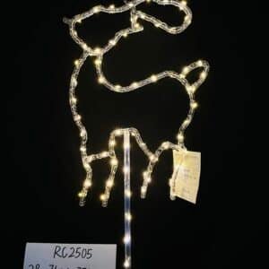 2025 New Design Christmas Acrylic reindeer Lights 75 LED Warm White Fairy Lights