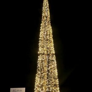 Large LED Christmas Cone Tree Indoor/Outdoor 210cm