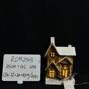 Led Lighted Christmas Decorations for Home Wooden Snow Winter Scene Farmhouse Christmas Tree House Rustic Tabletop Holiday Decor Xmas Signs