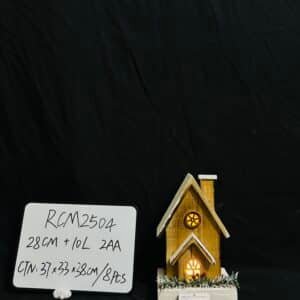 High Quality Christmas Light Up Wood House, Christmas Village Houses Christmas