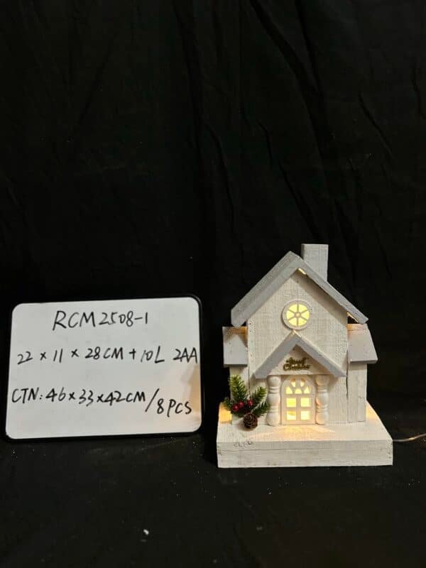 Newest Customized Christmas Led Wooden House