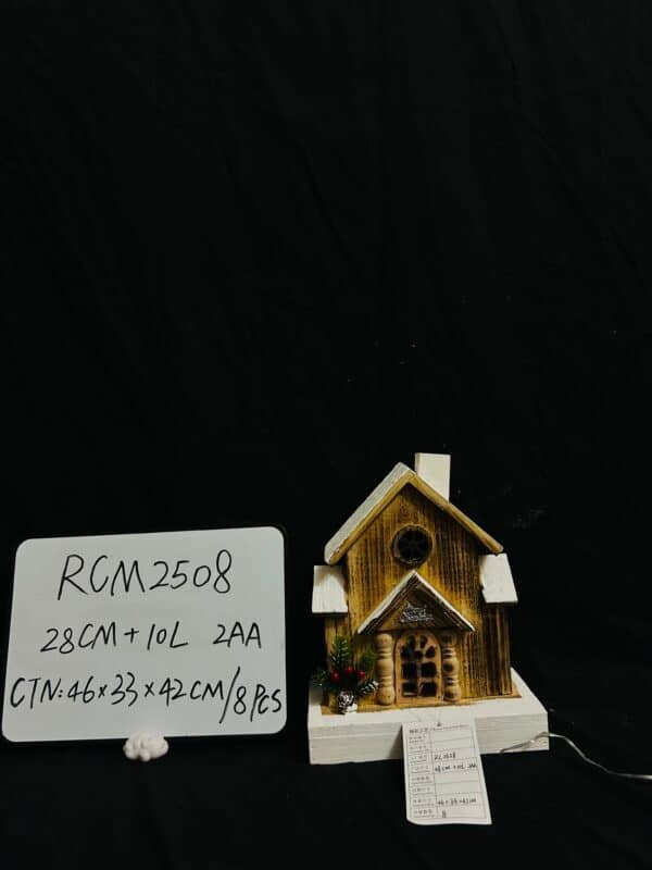 Newest Customized Christmas Led Wooden House