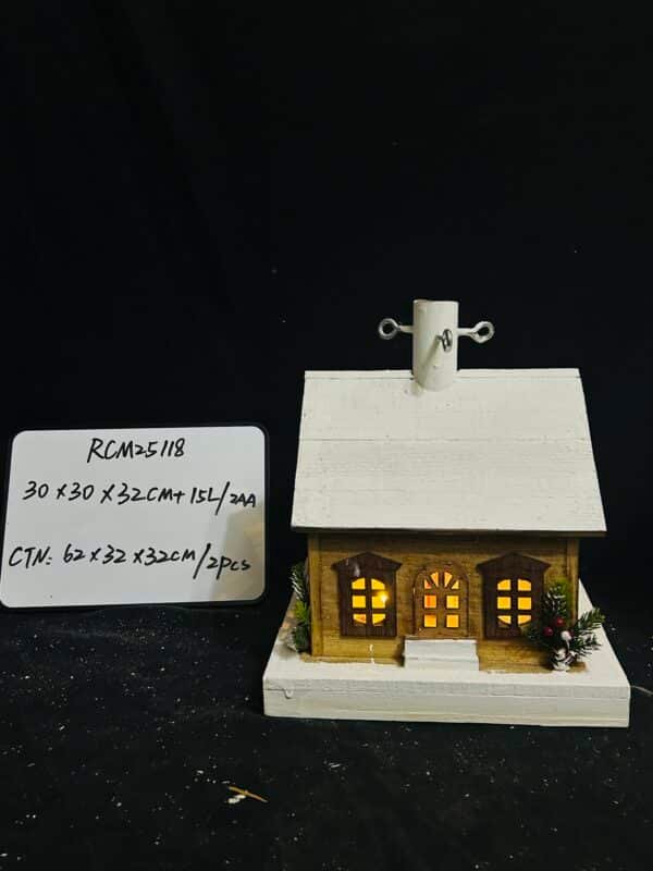 Lighted Christmas Village Houses