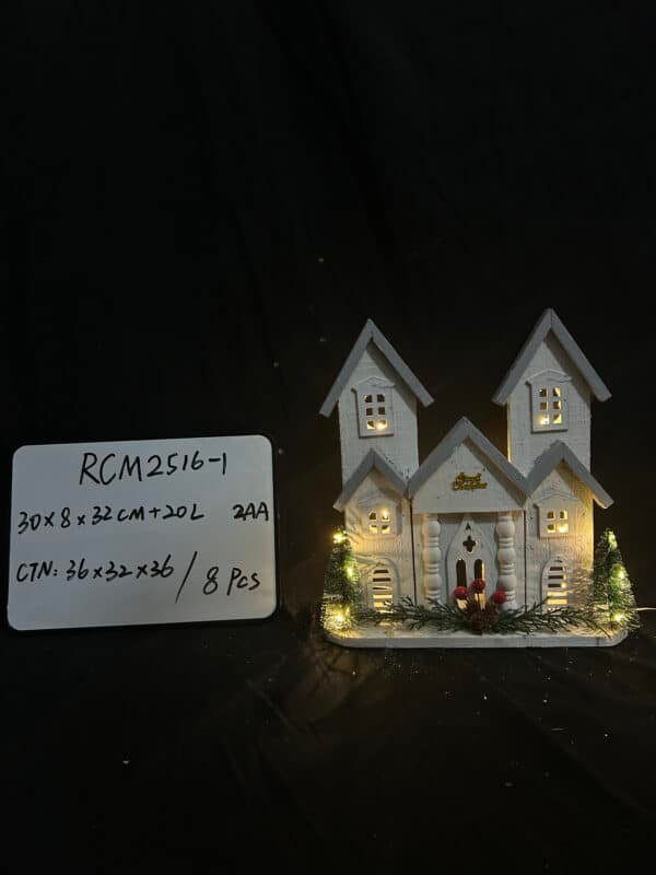 Ready to Ship Christmas Decorations for Home Led Lighted Wooden Snow Winter Scene Christmas Village Ski Lodge Farmhouse Christmas Tree Wreath House Rustic Tabletop Holiday Decor Xmas Signs