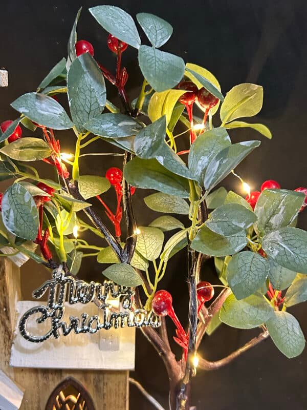 Christmas House Ornaments Charming Festival Decoration for Tabletop Entryway Bookshelf for Holiday Cheer