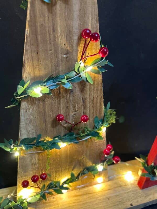 3 Pcs Christmas Wooden Table Sign Tabletop Christmas Tree Shaped Decorations Handmade Rustic Decorative Trees