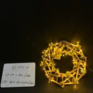 2025 Wooden Christams Garland Decaration