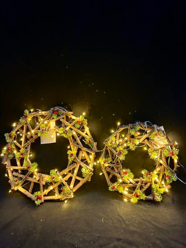 2025 Wooden Christams Garland Decaration