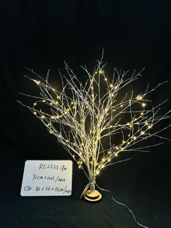 70CM Lighted Branches LED with Battery Operated, Artificial Tree Branch with Warm,Branch Lights for Home Bedroom Fireplace Christmas Holiday Decoration