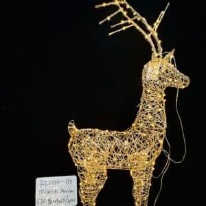 135CM Best Choice Products Lighted Christmas Deer, Outdoor Yard Reindeer Holiday Decoration with LED Lights