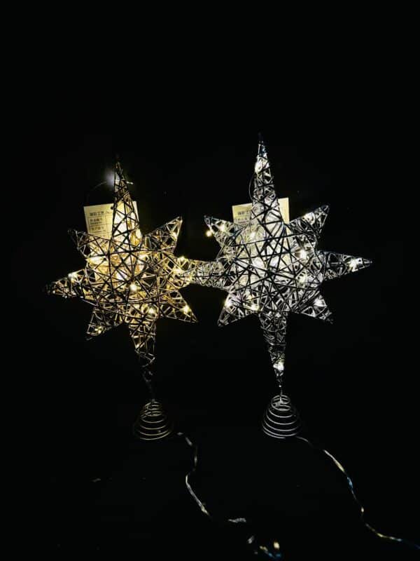 Christmas Tree Toppers Xmas Star Treetop Topper for Christmas Tree Decoration