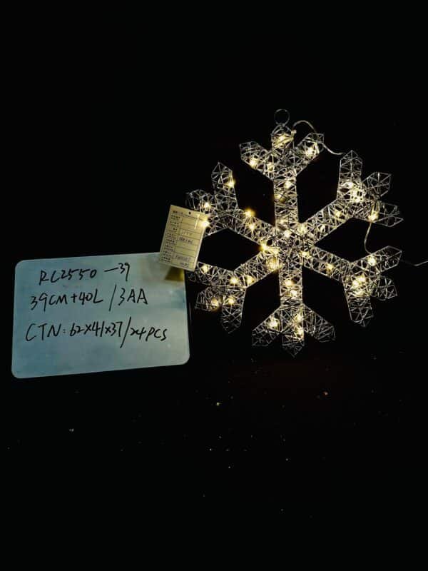 2025 New Design Snowflake Christmas Decoration