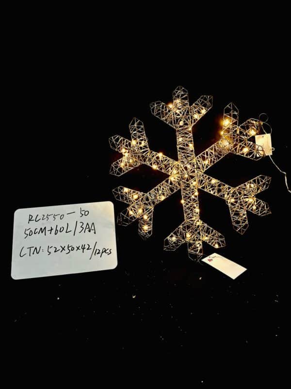 2025 New Design Snowflake Christmas Decoration