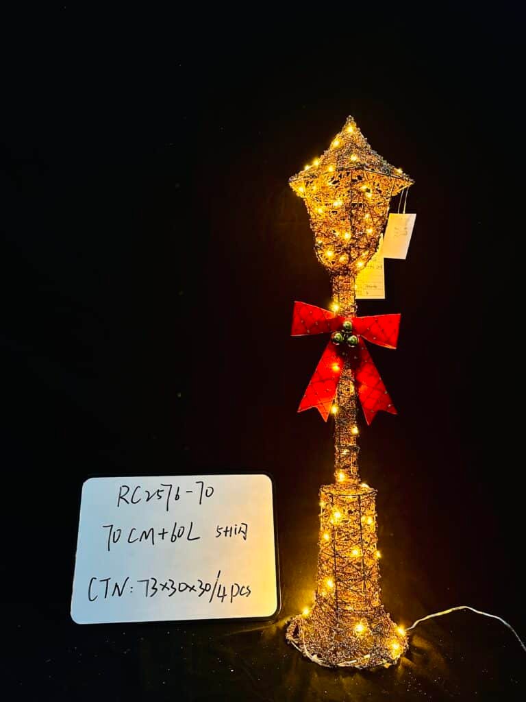 70CM Christmas Lamp Post