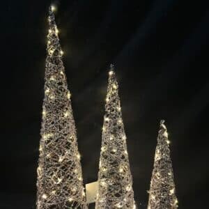 Lighted Christmas Cone Trees Christmas Tree Ornament