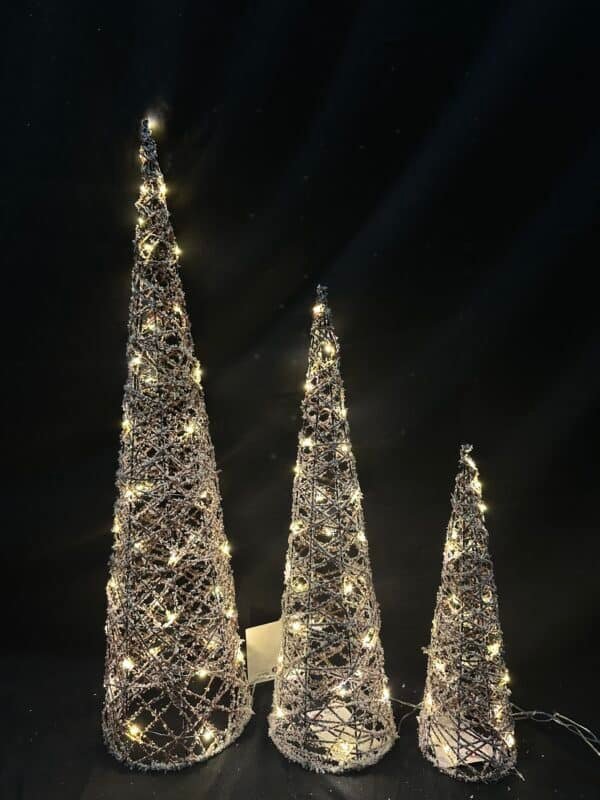 Lighted Christmas Cone Trees Christmas Tree Ornament