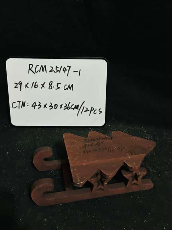 Factory New Christmas Wooden Sled Decoration Wood Decorative sled Christmas Holiday Decor