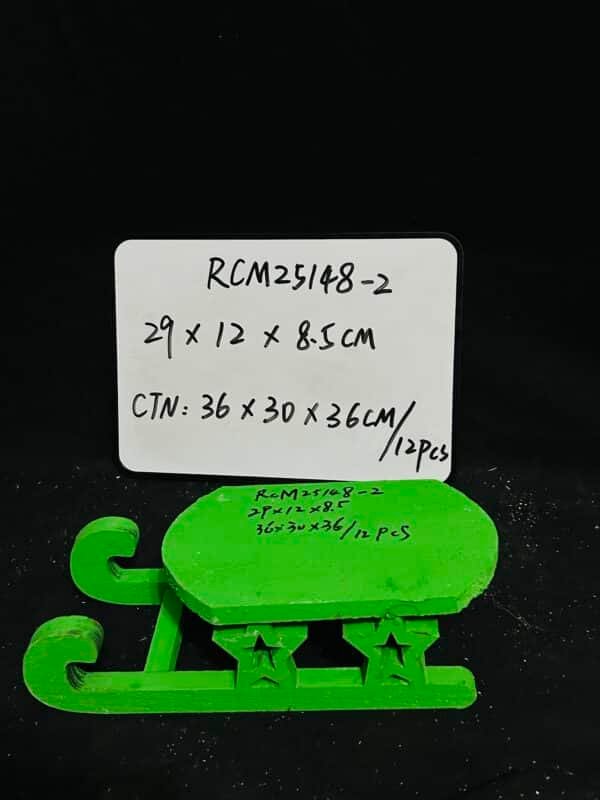 Christmas Wooden Sled Decorations,Decorative Sleigh Indoor Outdoor Christmas Holiday Decor