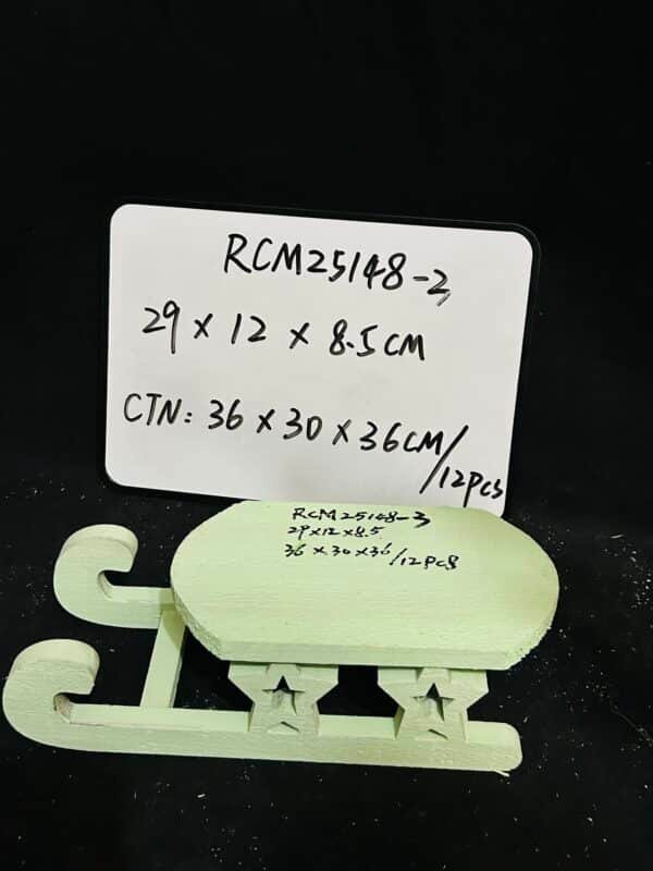 Christmas Wooden Sled Decorations,Decorative Sleigh Indoor Outdoor Christmas Holiday Decor