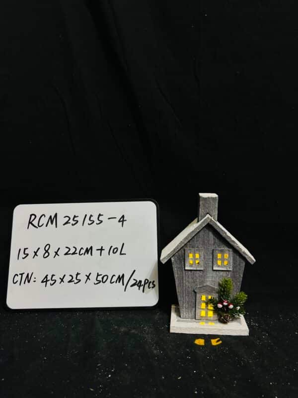 Factory sale LED Light Christmas Ornaments Christmas LED Village House Crafts for Home, Living Room, Bedroom, Kitchen, Window