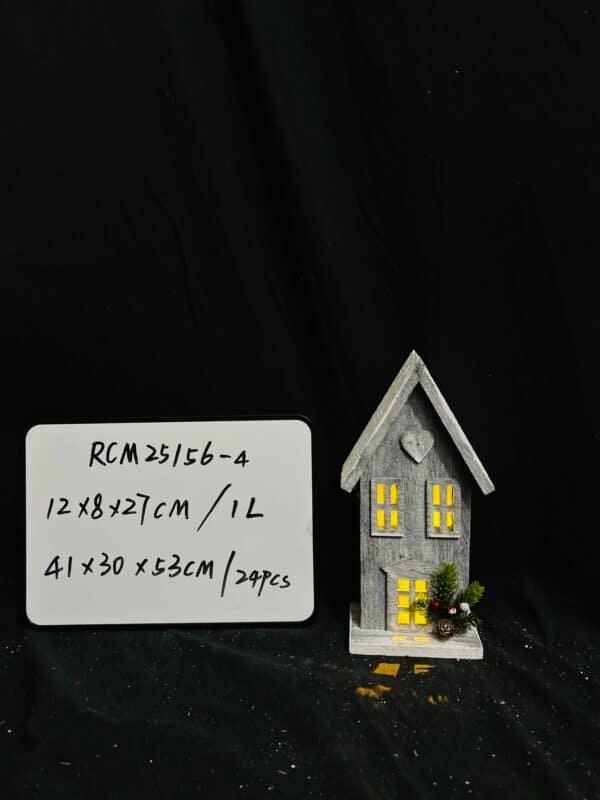 Christmas Wood Village Christmas Luminous Wooden House