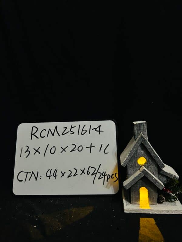 Christmas Wooden Houses Light Up Christmas Wood Village