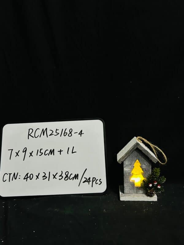 Wooden Hanging Christmas Tree Decorations