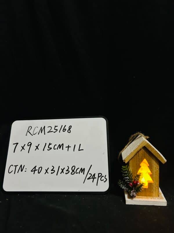 Wooden Hanging Christmas Tree Decorations