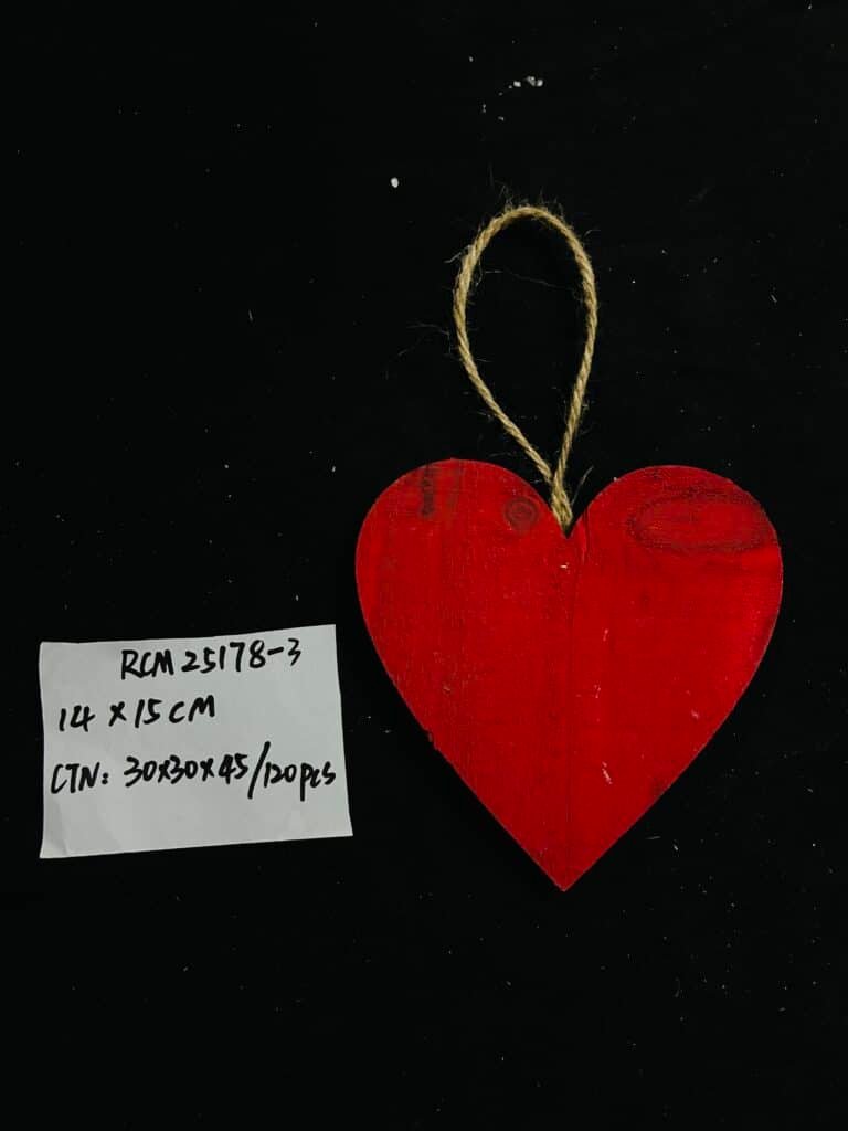 Christmas Tree Hanging Wooden Ornaments Conversation Heart Decoration Romantic Love Wooden Hanging Signs