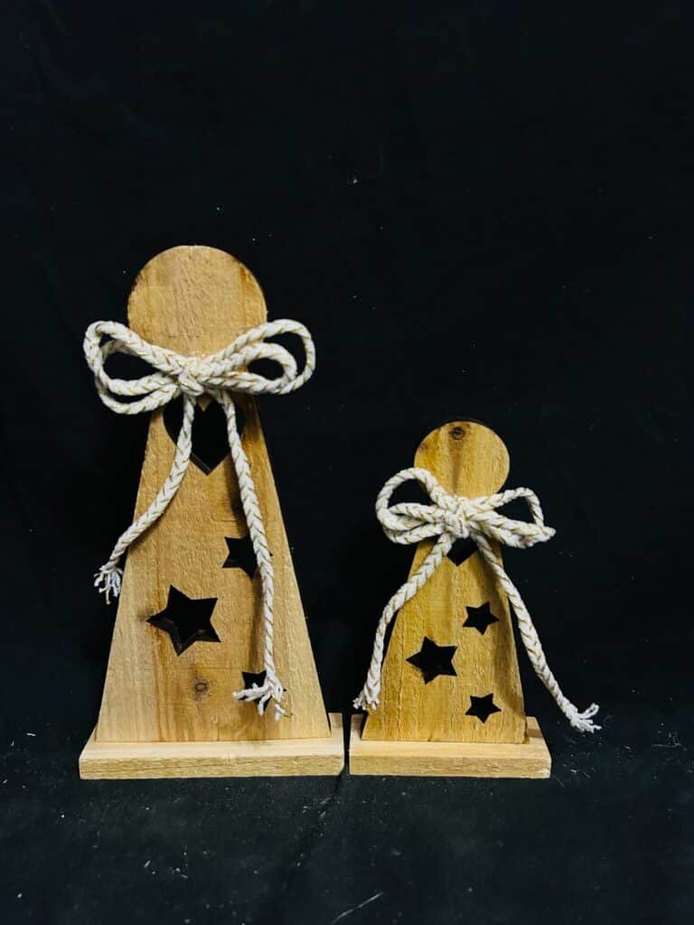 Wooden Angel Ornaments , Christmas Tree Decorations, Holiday Home Decor