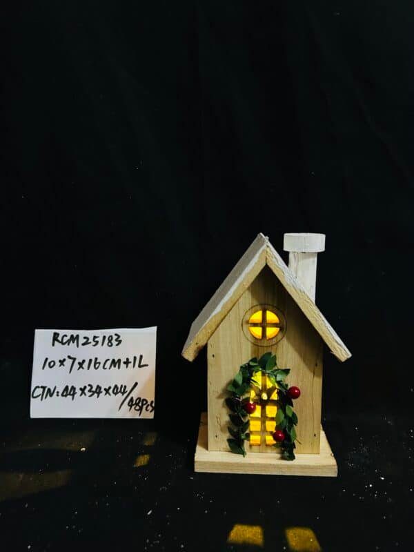 Christmas Decorations for Home Led Lighted Wooden Snow Winter Scene