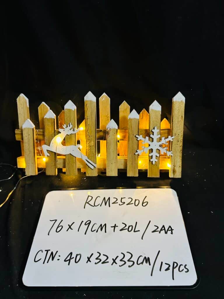 Christmas Wooden Picket Fence Christmas Tree Fence Xmas Garden Fence White Picket Fence Snowflake Flexible Christmas Fence Decorations for Holiday Office Home Wedding Party Decor