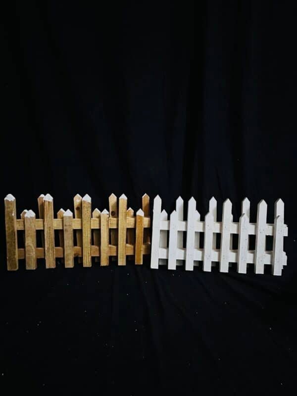 Christmas Tree Fence White Plastic pcket Fence for Christmas Tree Wedding Party Decoration Holiday Office Home Wedding Party Decor
